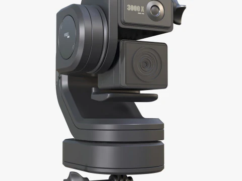 Sistema cardanico per mini fotocamera M1 Modello 3D