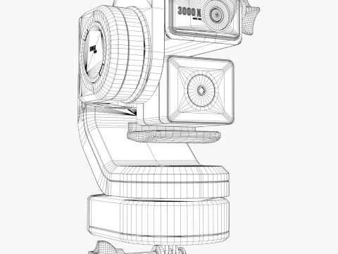 Sistema cardanico per mini fotocamera M1 Modello 3D