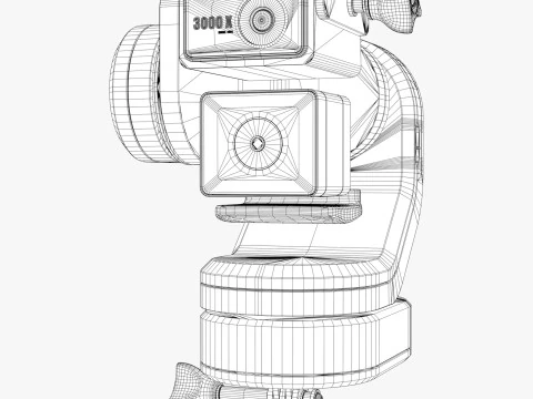 Sistema cardanico per mini fotocamera M1 Modello 3D