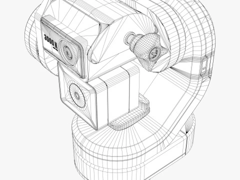 Sistema cardanico per mini fotocamera M1 Modello 3D