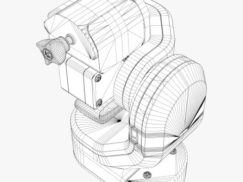 Sistema cardanico per mini fotocamera M1 Modello 3D