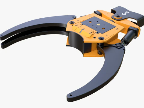 Hydraulic Grapple Claw Grabber M1 3D Model