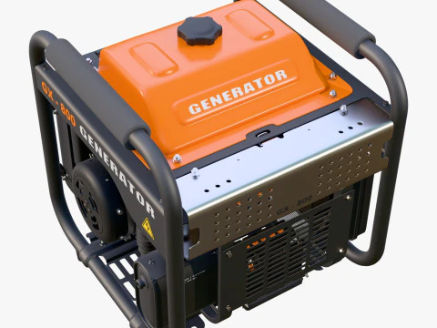 Portable Power Electric Generator GX800 3D Model