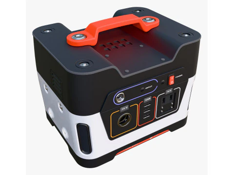 Batteria portatile Power Station M1 Modello 3D
