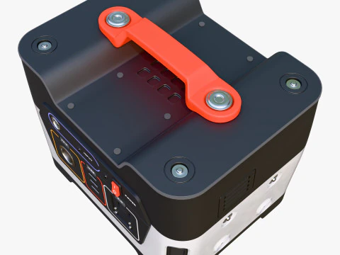 Batteria portatile Power Station M1 Modello 3D