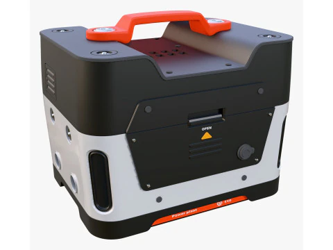 Batteria portatile Power Station M1 Modello 3D