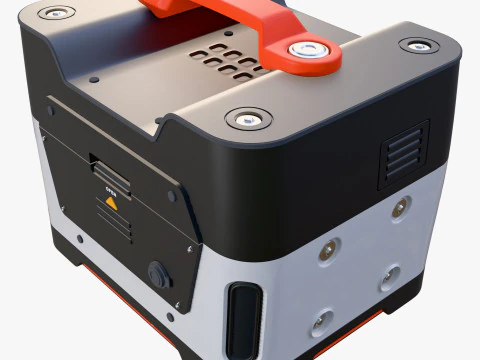 Batteria portatile Power Station M1 Modello 3D