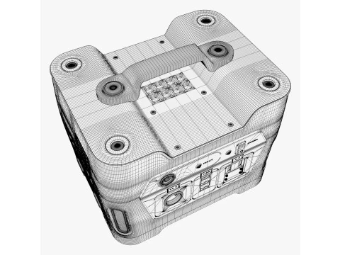 Batteria portatile Power Station M1 Modello 3D