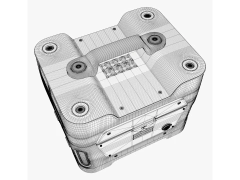 Batteria portatile Power Station M1 Modello 3D