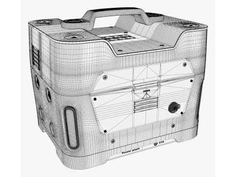 Batteria portatile Power Station M1 Modello 3D