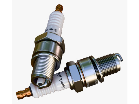 Spark Plug Ignition Auto Part M1 3D 模型
