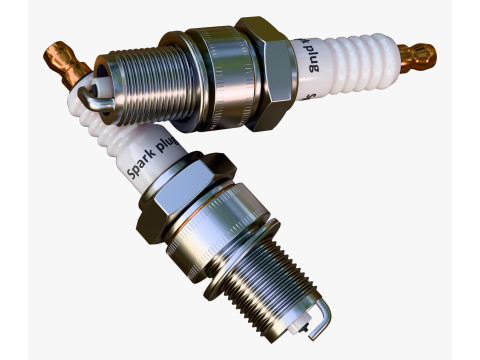 Spark Plug Ignition Auto Part M1 3D 模型