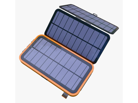 Foldable Solar Panel Charger Powerbank M1 3D 모델