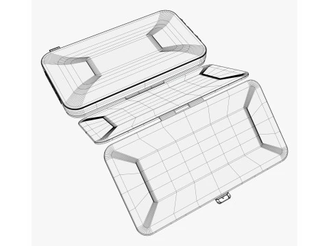Carregador de painel solar dobr&aacute;vel Powerbank M1 Modelo 3D