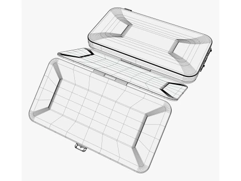 Carregador de painel solar dobr&aacute;vel Powerbank M1 Modelo 3D