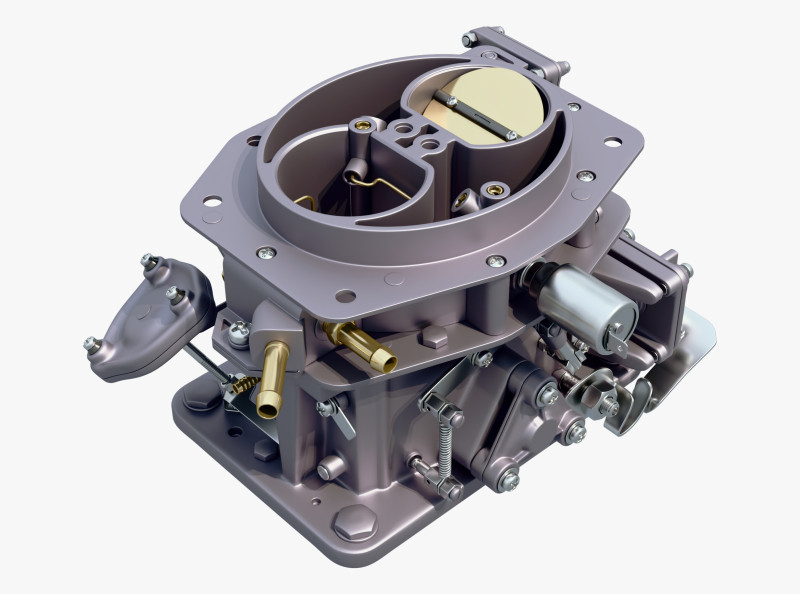 Classic Carburetor Fuel System M1 3D 模型 .c4d .max .obj .3ds .fbx .stl .blend