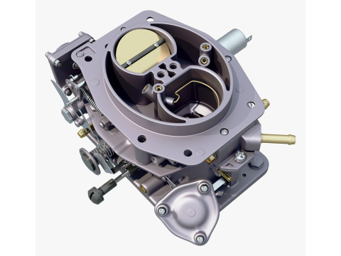 Classic Carburetor Fuel System M1 3D 模型