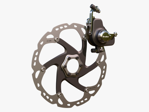 Bicycle Disc Brake System M1 3D 모델