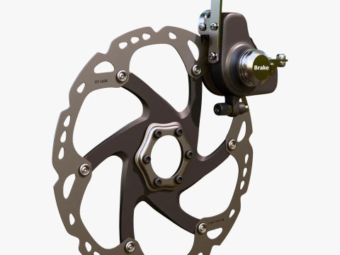 Bicycle Disc Brake System M1 3D Model