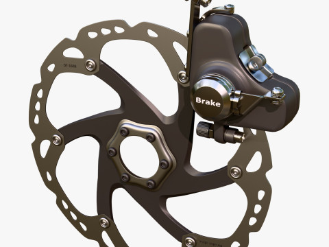 Bicycle Disc Brake System M1 3Dモデル