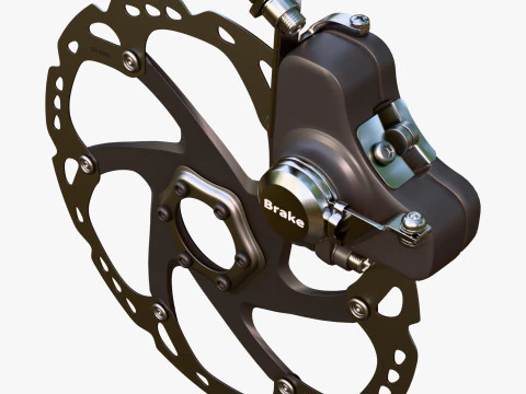 Bicycle Disc Brake System M1 3D Model