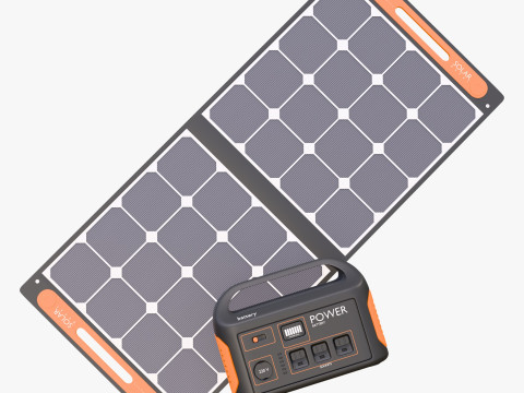 Portable Solar Panel and Power Station M1 3Dモデル