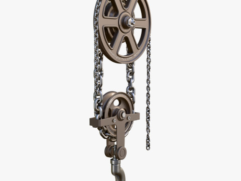 Chain Hoist with Hook M1 Modelo 3D