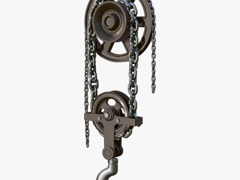 Chain Hoist with Hook M1 Modelo 3D