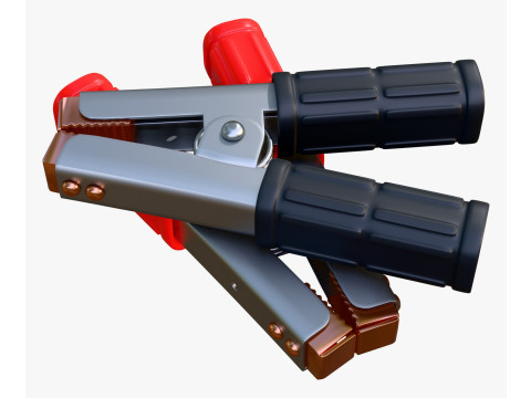 Battery Terminal Clamp with Insulated Handles M1 3D मॉडल