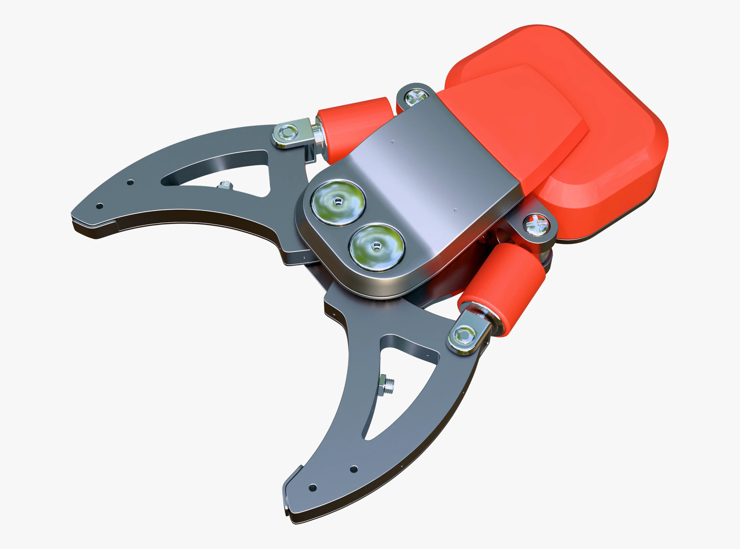 Hydraulic Grapple Claw Grabber M2 3D Model .c4d .max .obj .3ds .fbx .stl .blend 