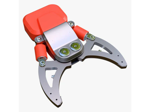 Hydraulic Grapple Claw Grabber M2 3D Model