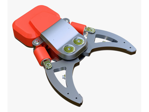 Hydraulic Grapple Claw Grabber M2 3D 모델