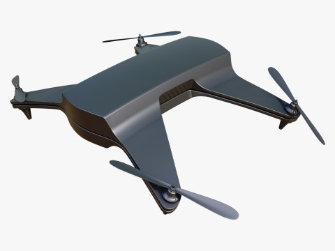 Drone Quadcopter M1 3D 모델