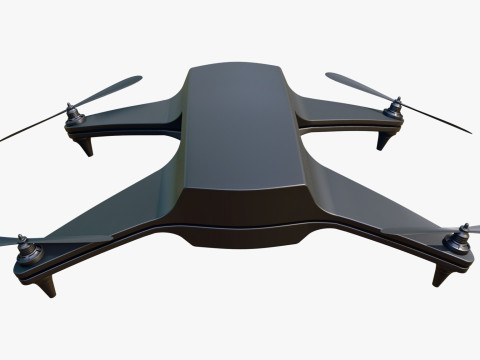Drone Quadcopter M1 3D Model