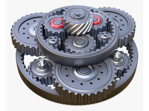 Planetary Gear Mechanism M1 Model 3D