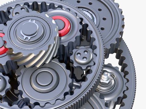 Planetary Gear Mechanism M1 Model 3D