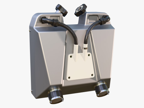 Dual Fuel Container SciFi M1 3D 모델