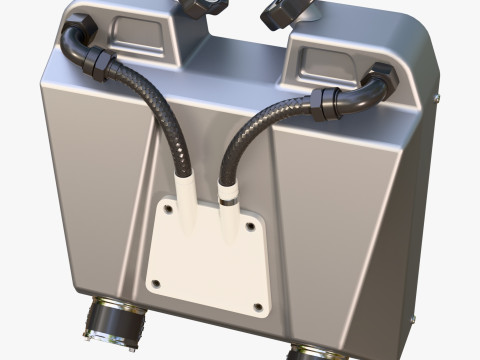 Dual Fuel Container SciFi M1 3D Modell