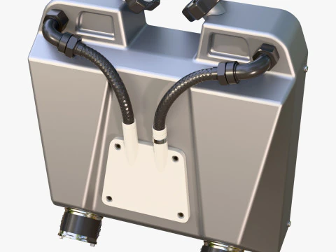 Dual Fuel Container SciFi M1 3D Model