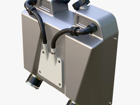 Dual Fuel Container SciFi M1 3D Model