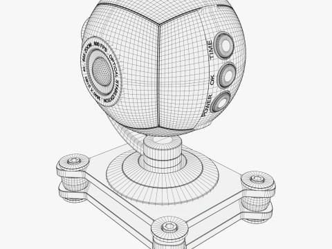 Spherical Camera 360 on Stand M1 3D 모델