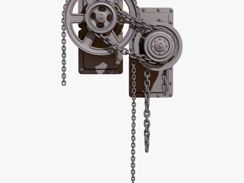 Chain Drive Wall Assembly M1 3D Model
