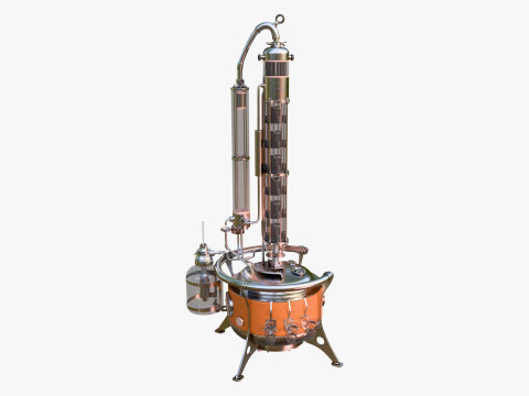 Craft Brewing Alcohol Still M1 3D 모델