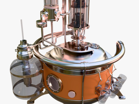 Craft Brewing Alcohol Still M1 3D 모델