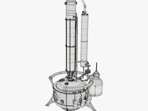 Craft Brewing Alcohol Still M1 3D 모델