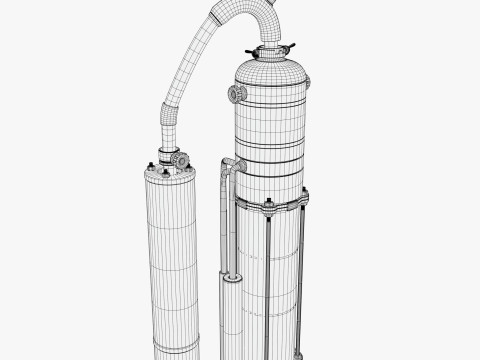 Craft Brewing Alcohol Still M1 3D 모델