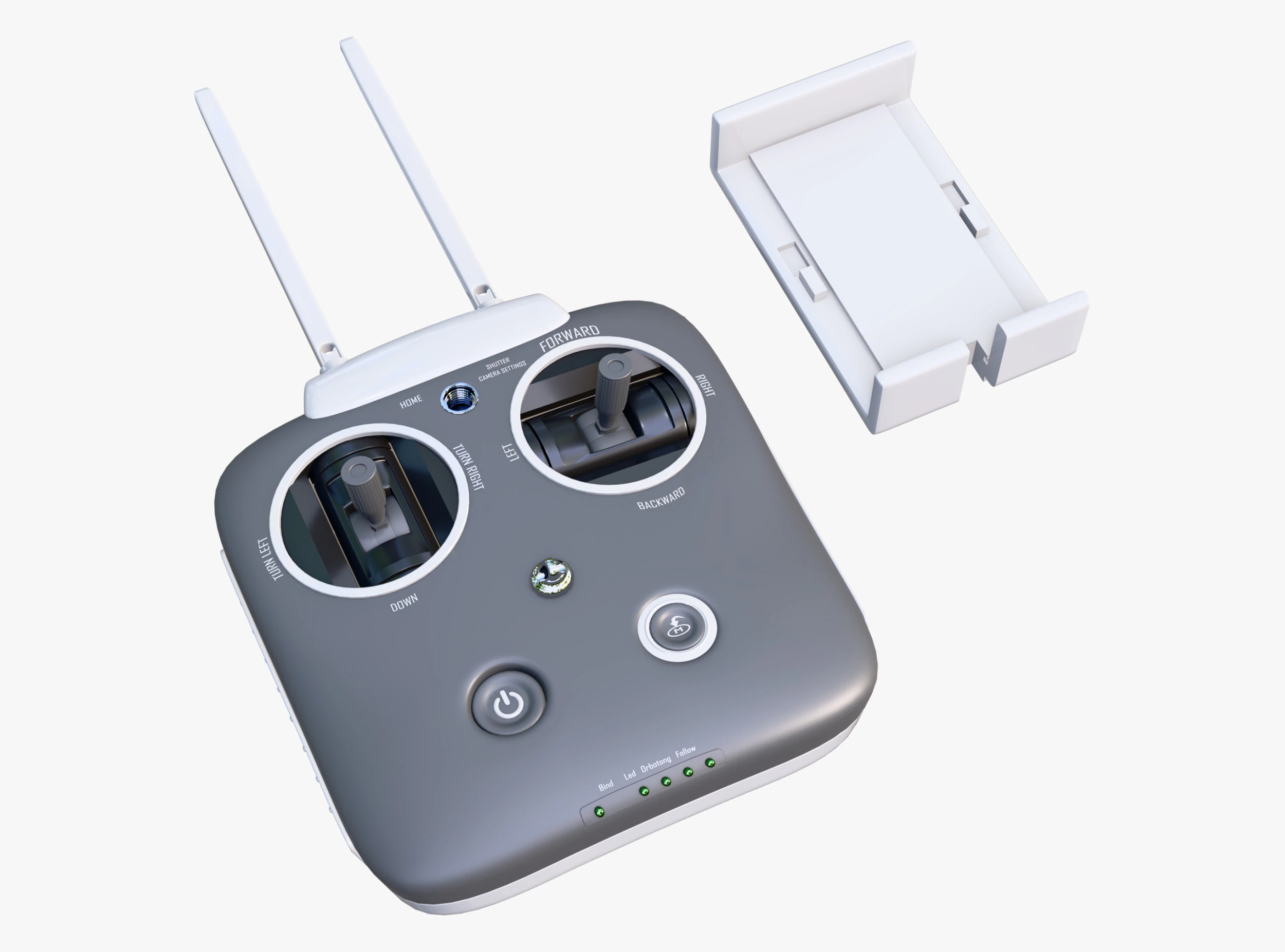 Telecomando drone M1 Modello 3D .c4d .max .obj .3ds .fbx .stl .blend