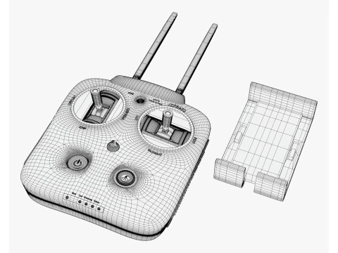 Telecomando drone M1 Modello 3D