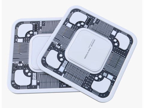 SciFi Microchip Board M1 3D Model