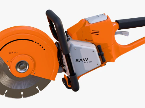 Handheld Cut Off Saw M1 3D Model